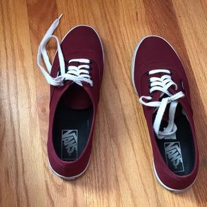 Maroon Vans